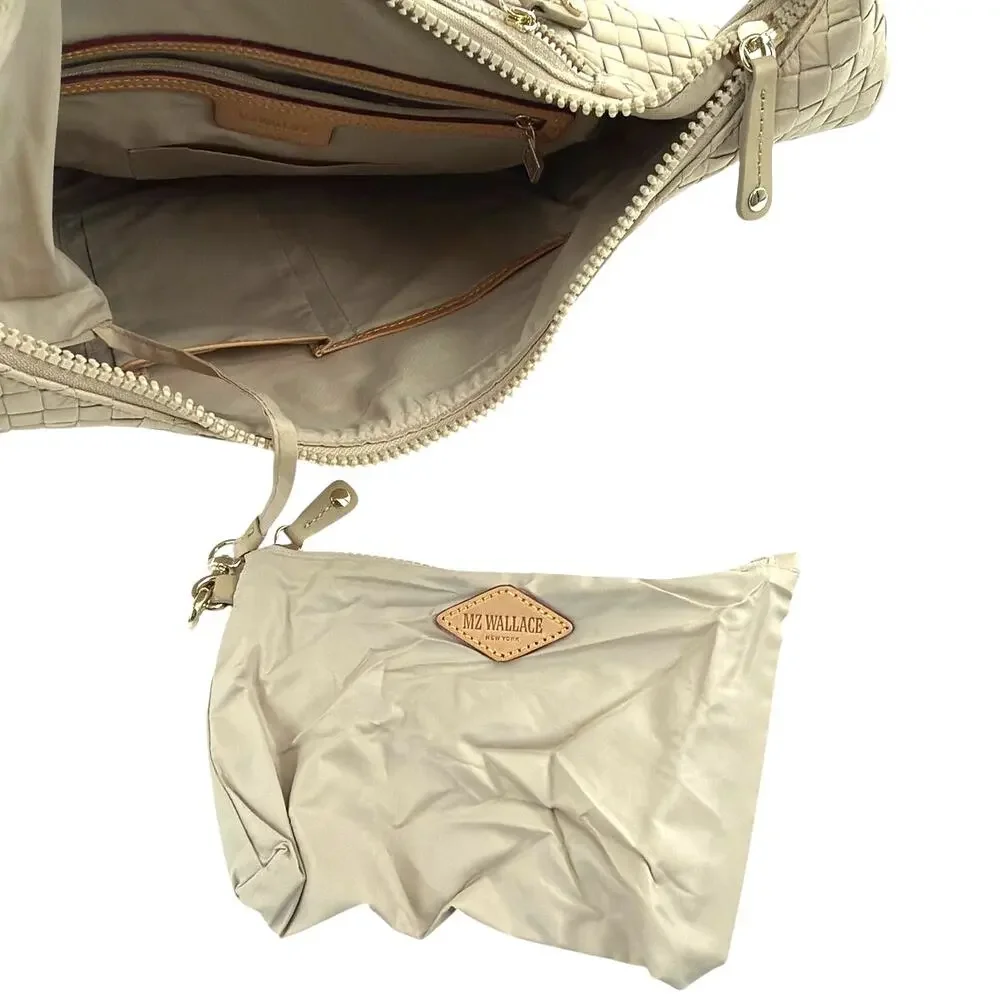 MZ Wallace Buff Medium Woven Shoulder Bag - Picture 6 of 11